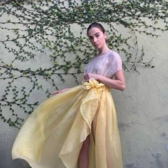 Louiza Babouryan Silk Mohair Knit Top with Feathers - Picture 15 of 16